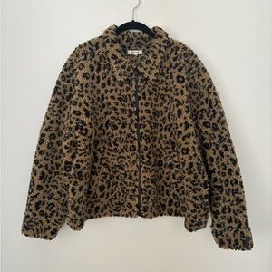Madewell leopard print coat